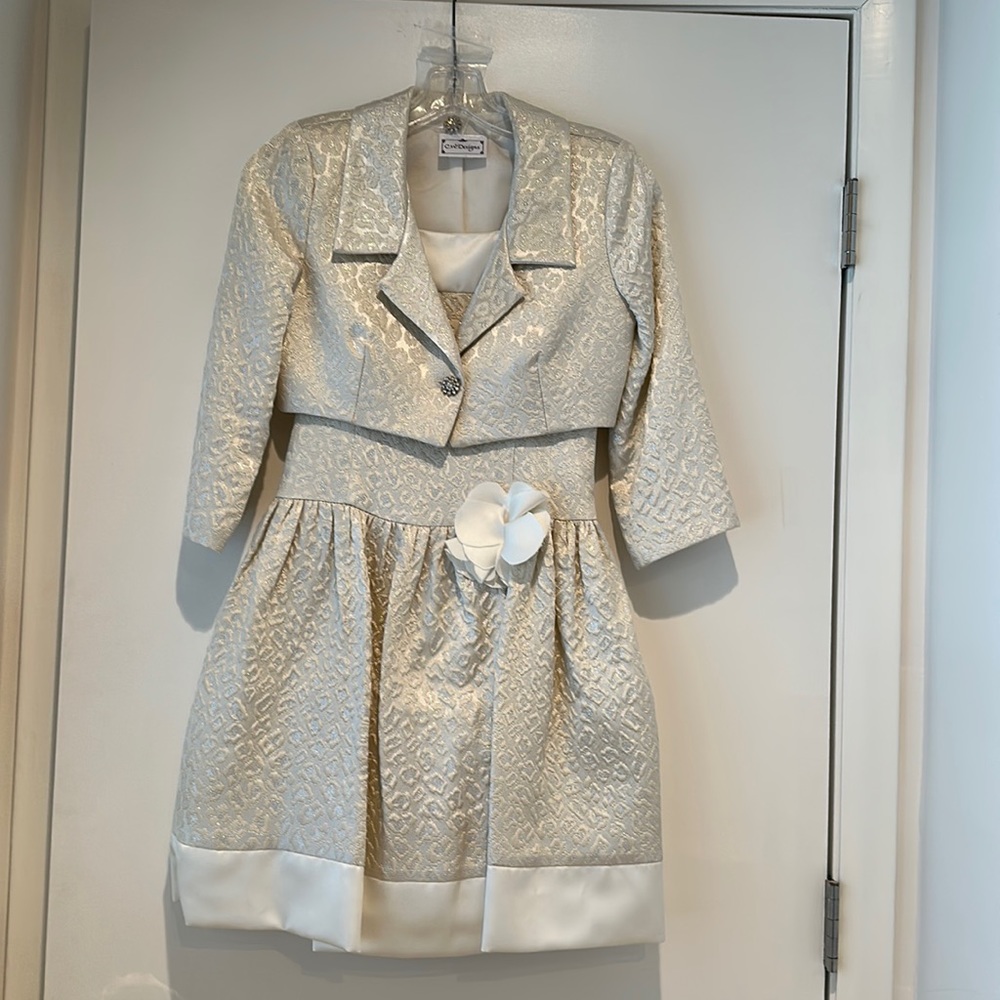 CW Design special occasion children’s dress with jacket